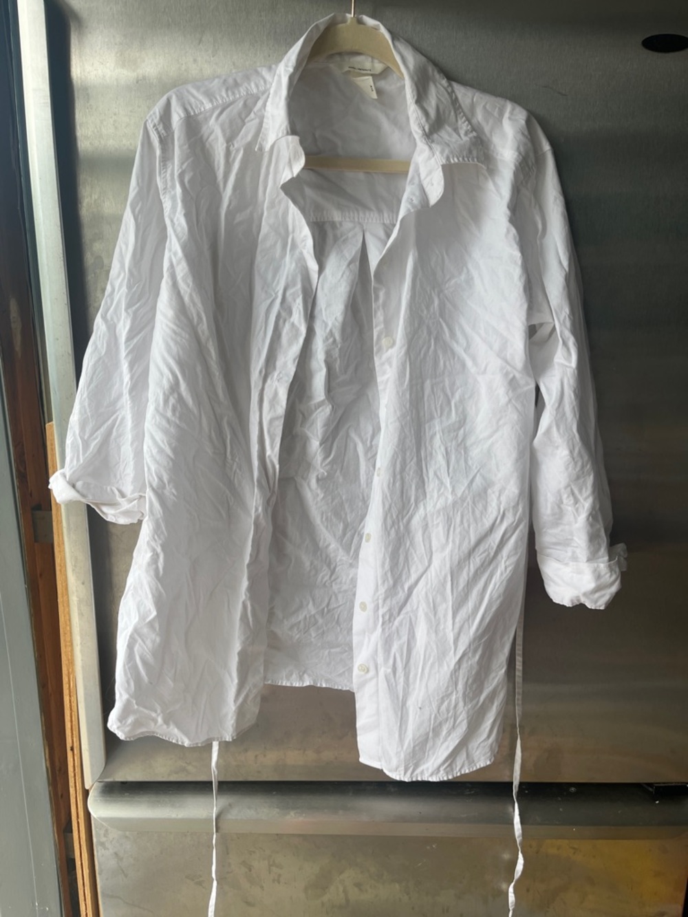 H&M Maternity White Button-Down Shirt